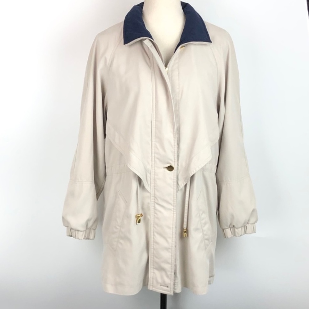 Dumas Women's Zip Up Cinch Waist Jacket Size Small